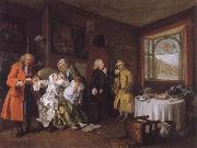 William Hogarth Marriage a la mode VI The Lady-s Death china oil painting reproduction